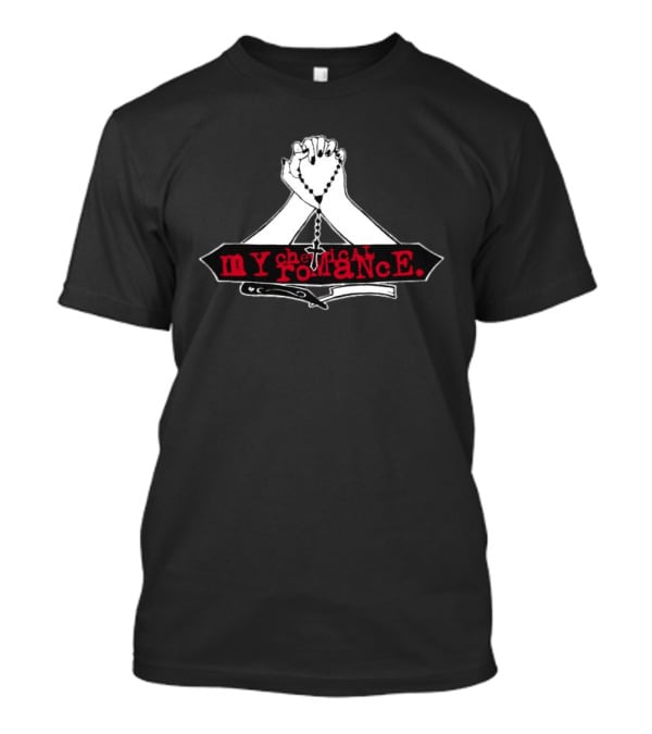 My Chemical Romance Praying Hands Rosary T-Shirt