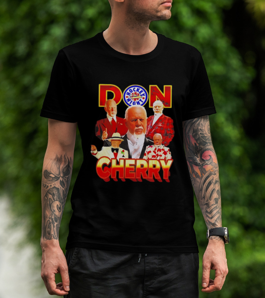 Hockey Night Don Cherry Boston Bruins Bootleg T-Shirt