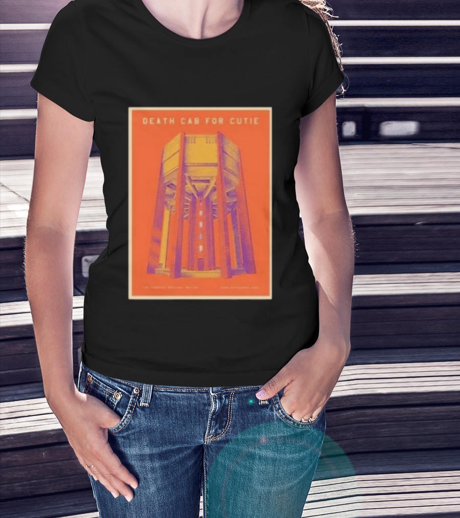 Death Cab For Cutie September 23 2026 Bristol I Built You A Tower Tour Prospect Building UK Event T-Shirt