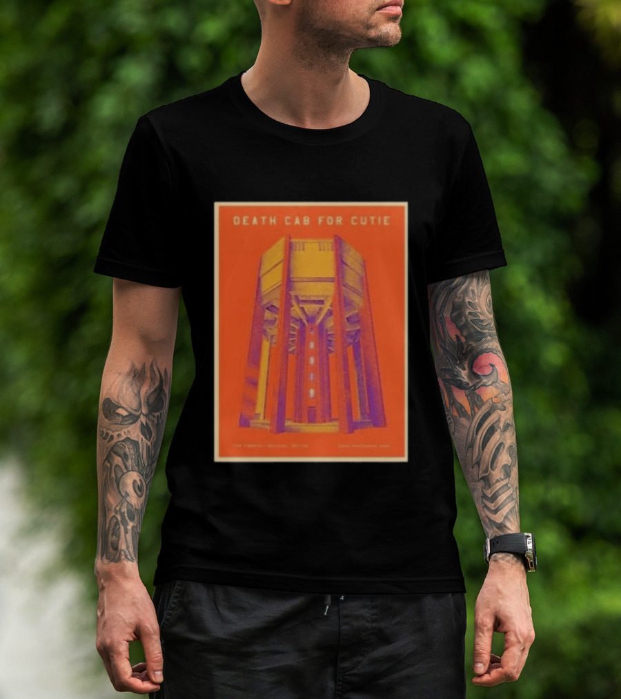 Death Cab For Cutie September 23 2026 Bristol I Built You A Tower Tour Prospect Building UK Event T-Shirt
