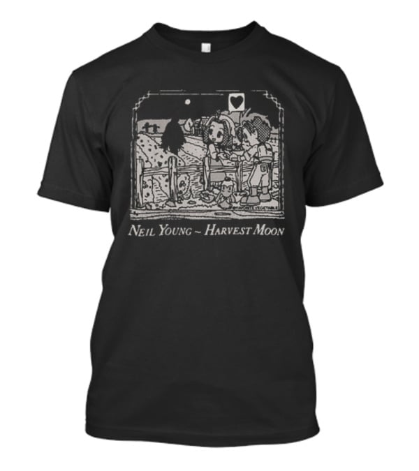 Neil Young Harvest Moon Let's Go Dancin In The Light Favorite Vegetable T-Shirt