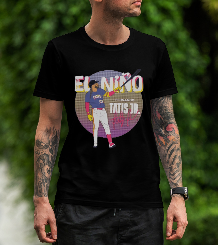 Fernando Tatis Jr. El Niño San Diego Padres Batting T-Shirt