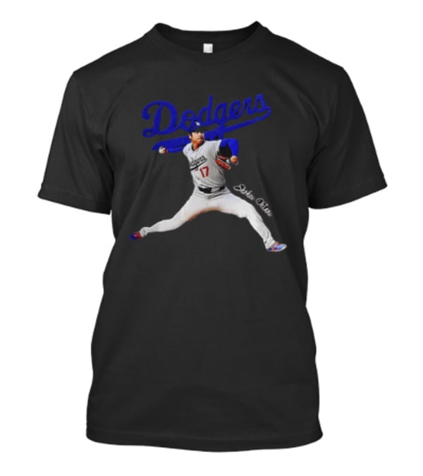 Dodgers Shohei Ohtani 17 Baseball Player Los Angeles T-Shirt
