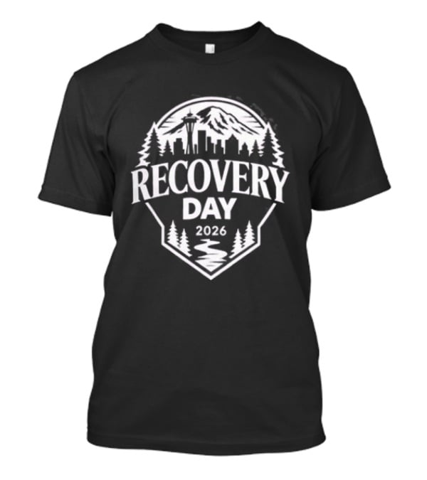 Seattle Mariners Recovery Day 2026 Forest Skyline T-Shirt