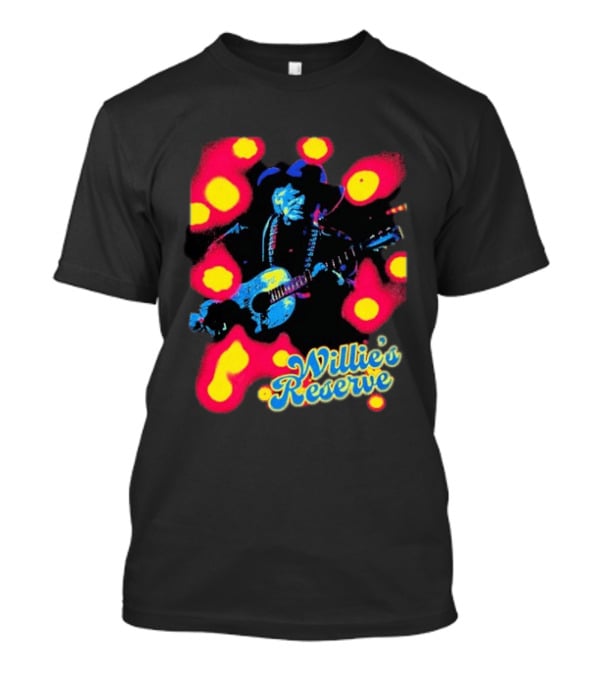 Willie's Nelson Reserve Psychedelic Country Music Legend T-Shirt