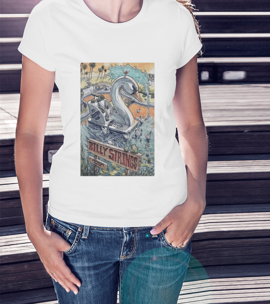 Billy Strings September 25 2026 Orpheum Theatre Los Angeles Swan Boat T-Shirt