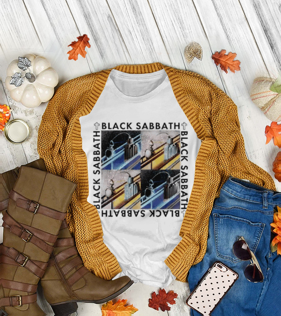 Black Sabbath Technical Ecstasy Raglan Blocks T-Shirt