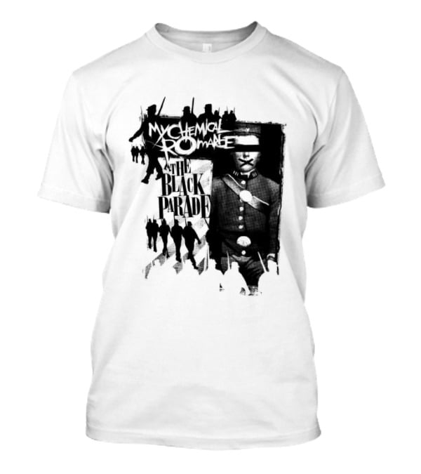 My Chemical Romance Warpath Distressed Band Names T-Shirt