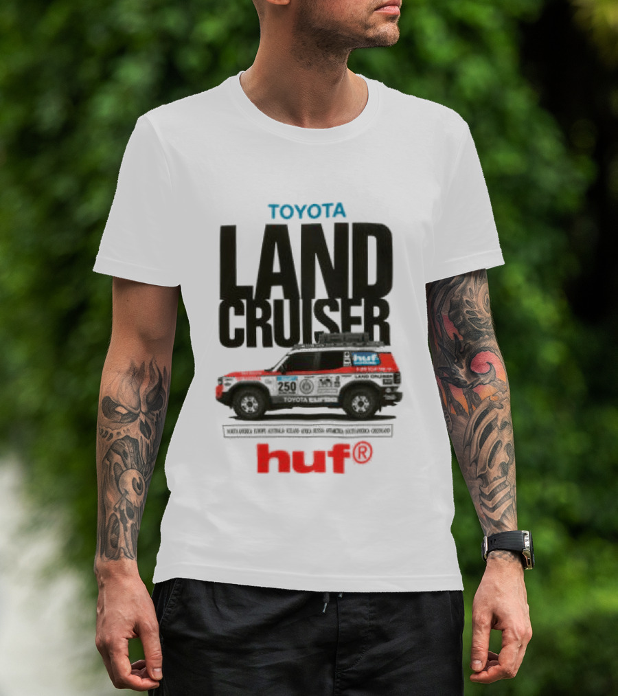 Huf X Toyota Land Cruiser Rally Huf Worldwide T-Shirt