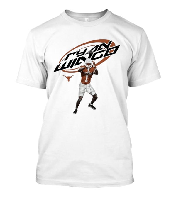 Texas Longhorns Ryan Wingo No 1 NCAA Football T-Shirt