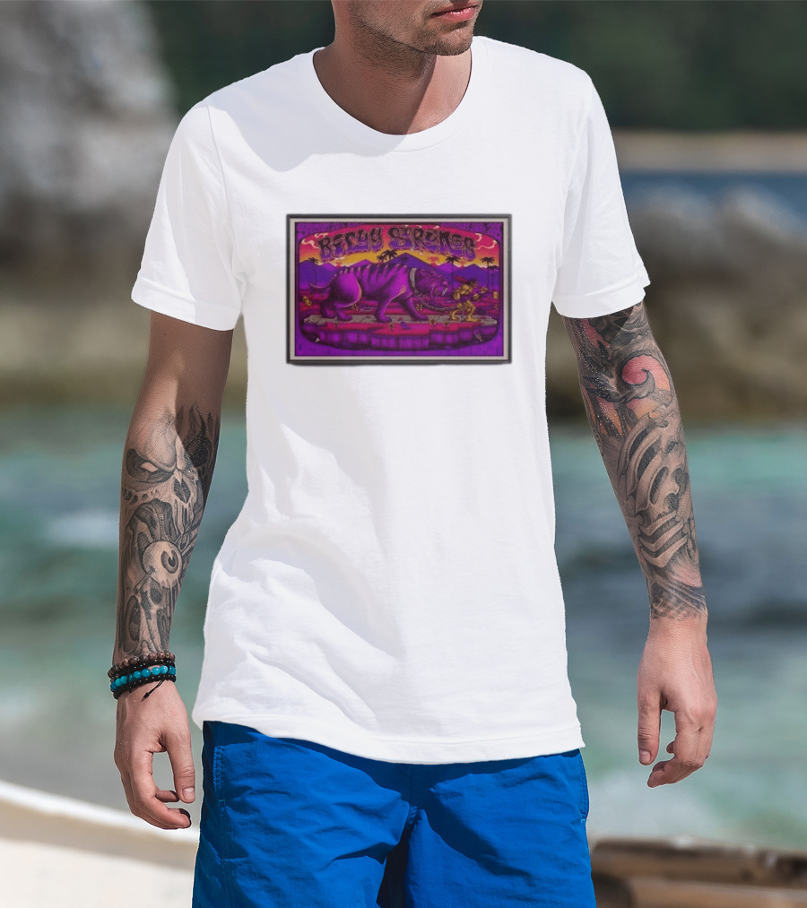 Billy Strings Tour 2026 Los Angeles Inglewood Purple Tiger T-Shirt
