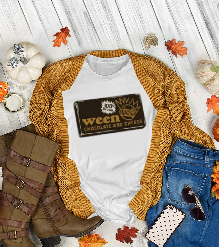 Ween Chocolate And Cheese 100% Brown T-Shirt