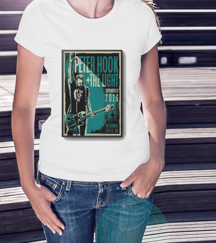 Peter Hook + The Light The Showbox Seattle WA September 25 2026 T-Shirt