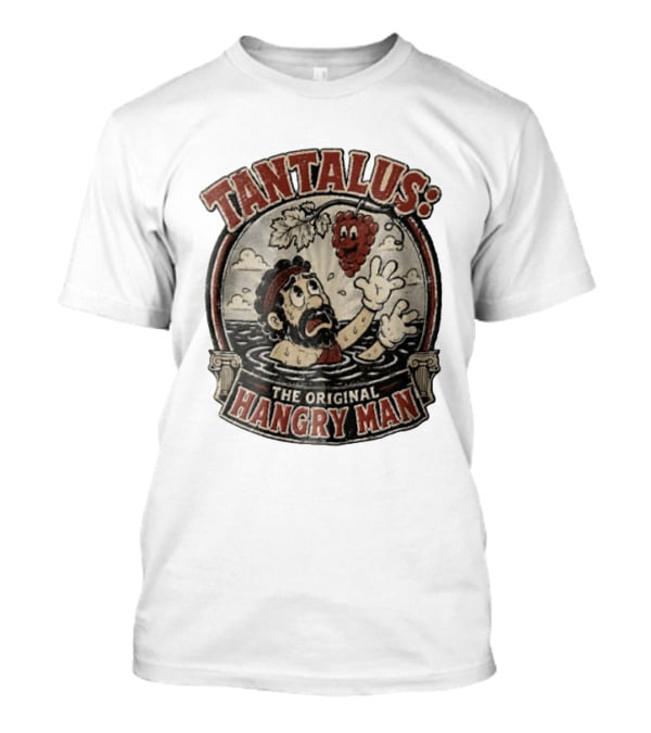 Tantalus The Original Hangry Man Retro Greek Mythology Comic T-Shirt