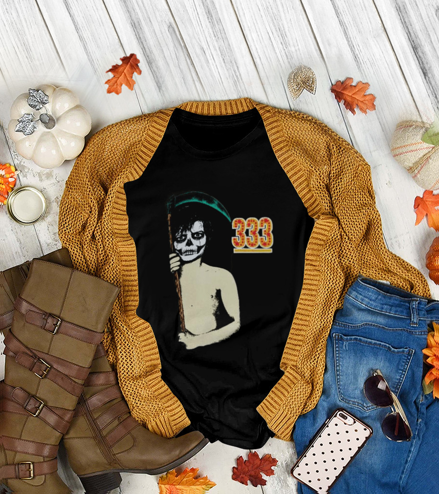 Half Evil Store 333 Skull Child T-Shirt
