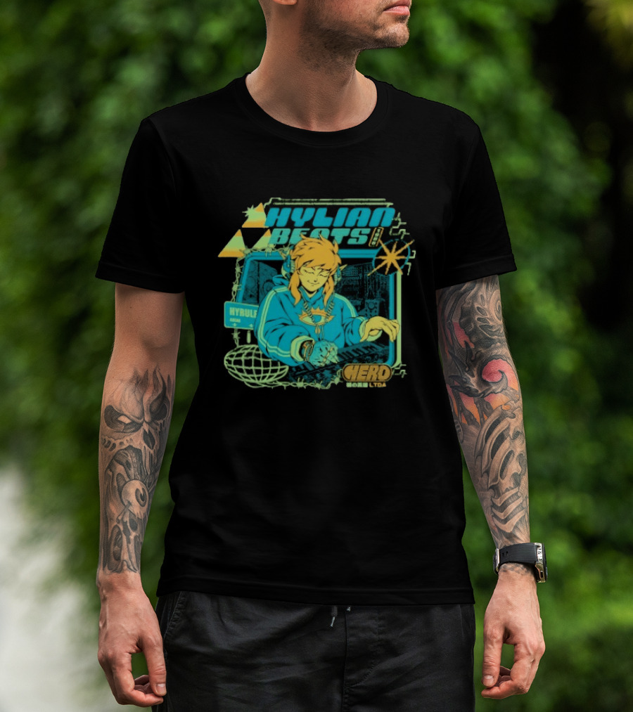 Heroic Hylian Beats Hyrule Arena Worldwide T-Shirt