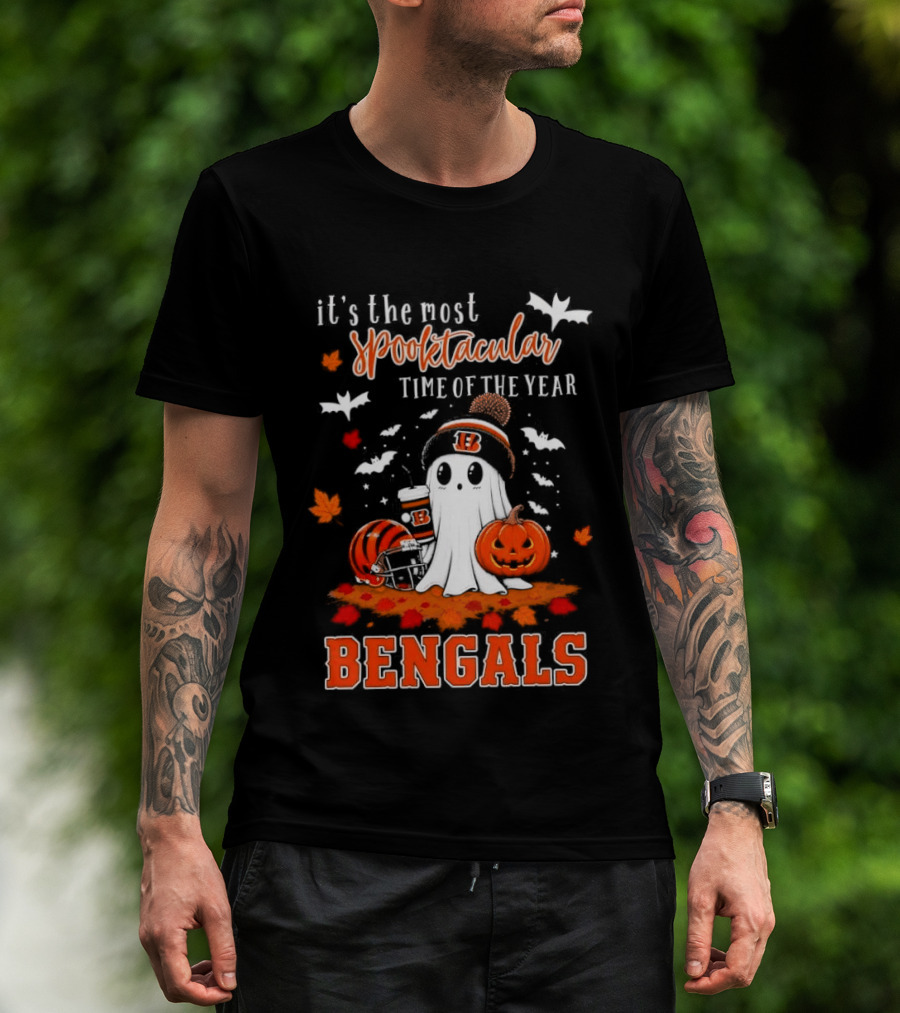 It's The Most Spooktacular Time Of The Year Bengals Halloween T-Shirt