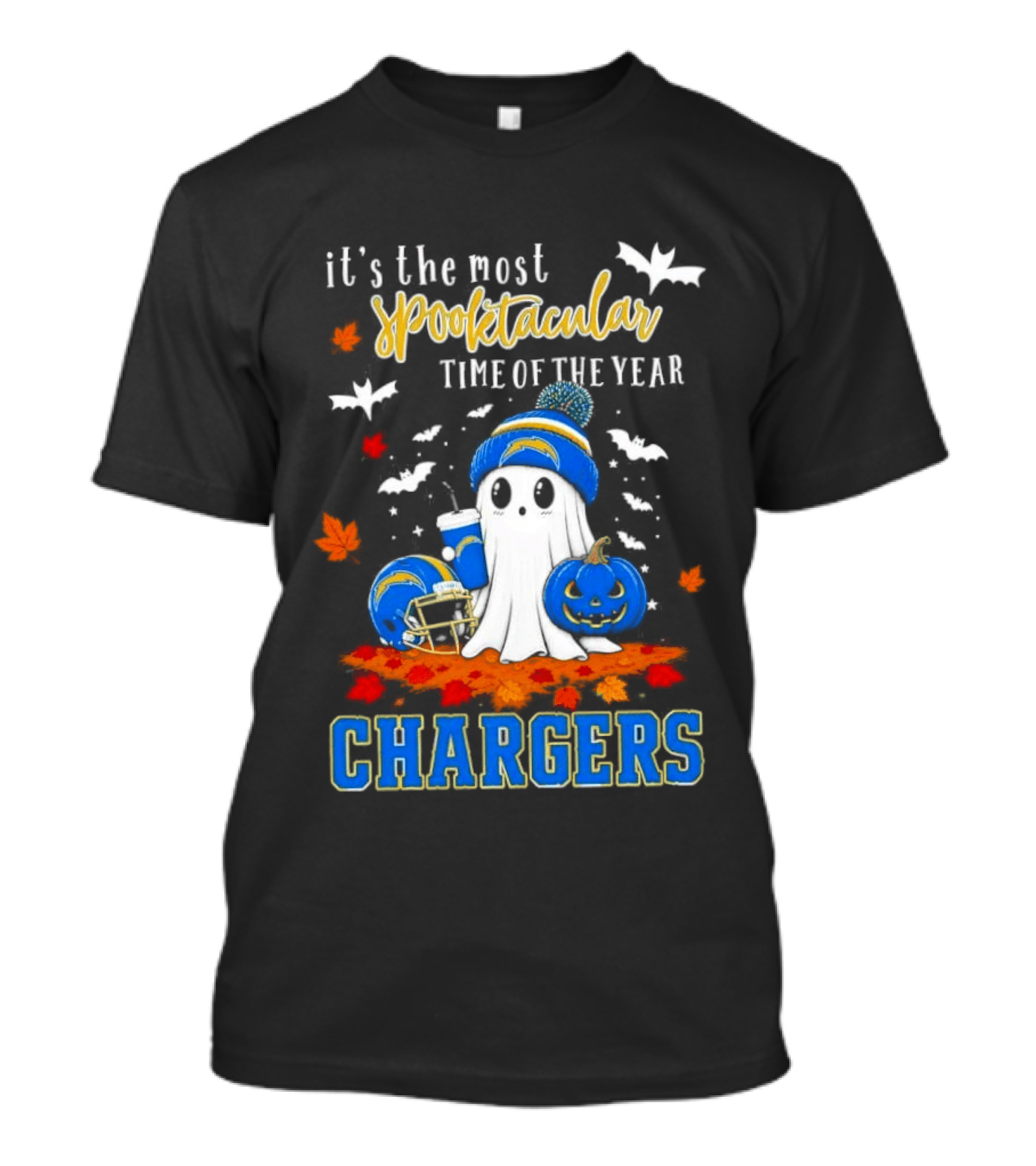 It's The Most Spooktacular Time Of The Year Los Angeles Chargers Halloween T-Shirt