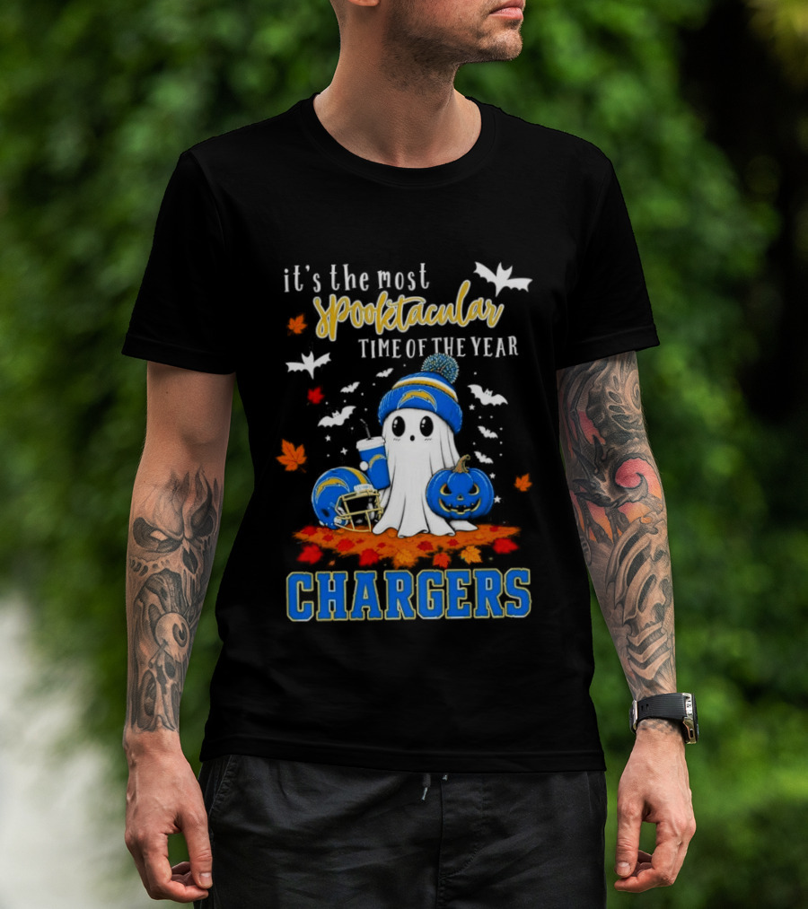 It's The Most Spooktacular Time Of The Year Los Angeles Chargers Halloween T-Shirt