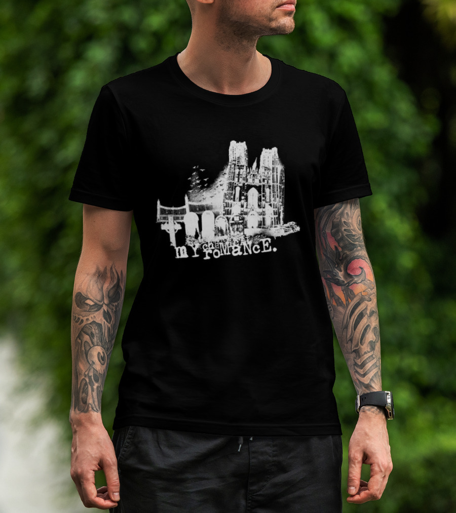 My Chemical Romance Halloween Spooky Graveyard Scene T-Shirt