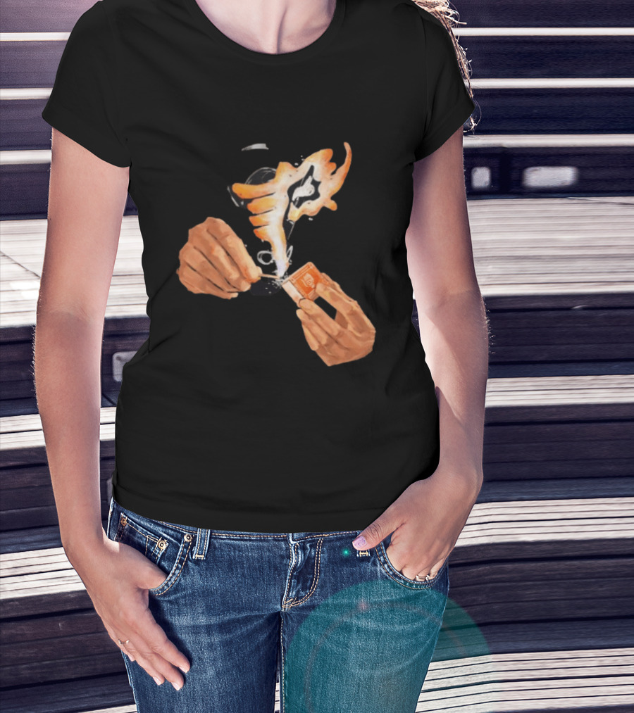 Strike And Ignite Phoenix Flare With Mystic Match Ignition T-Shirt