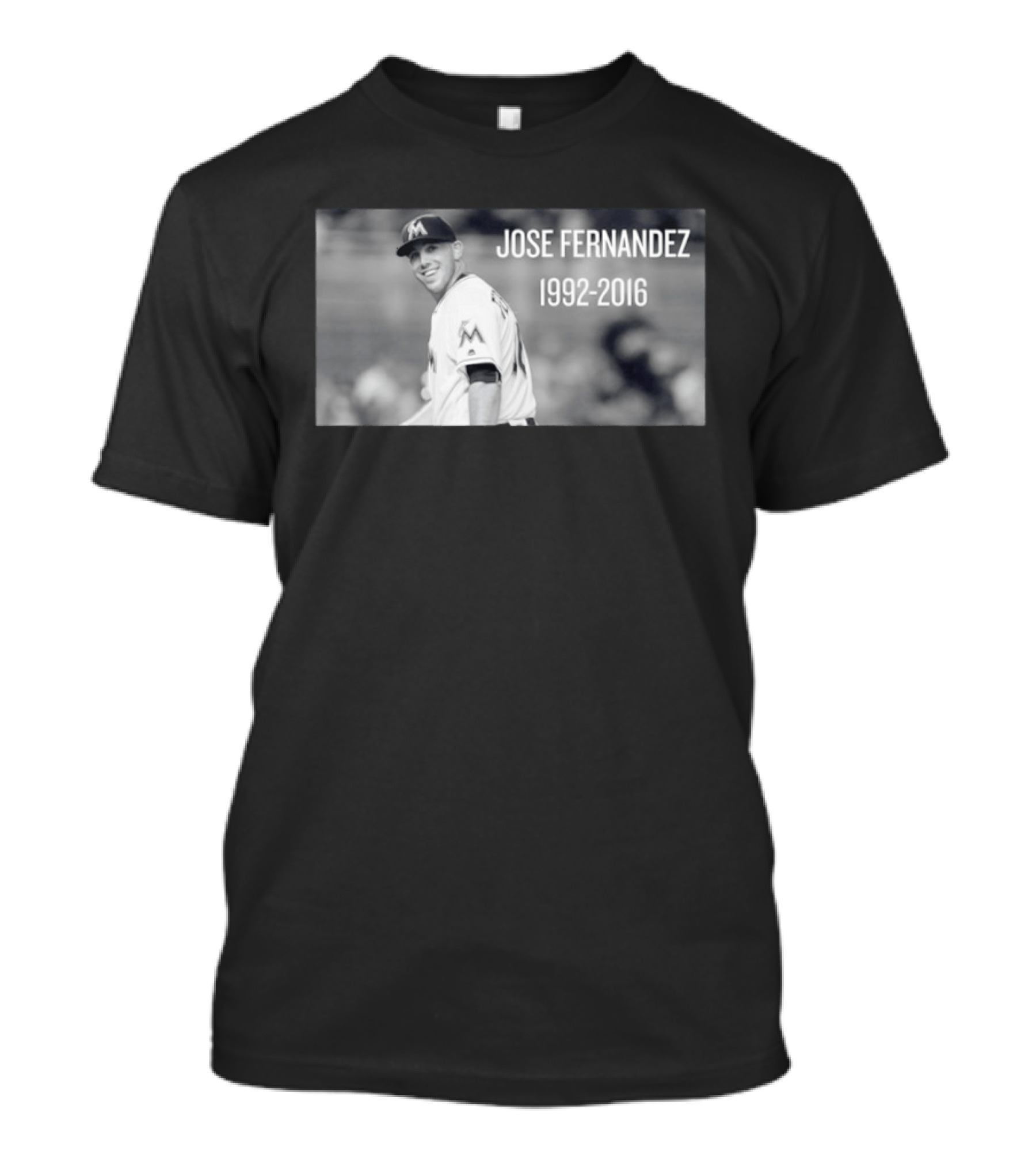 Jose Fernandez Miami 1992 2016 Memoriam T-Shirt