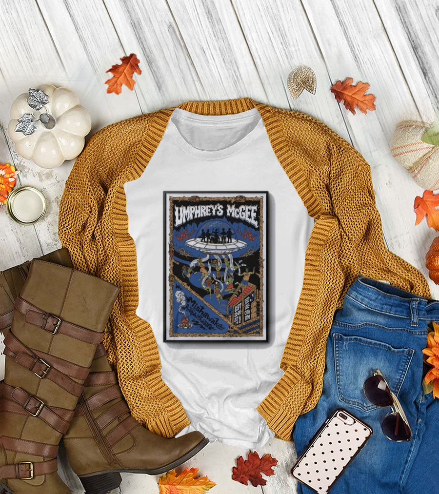 Umphrey's McGee Mishawaka Amphitheatre September 26 28 2026 Alien T-Shirt