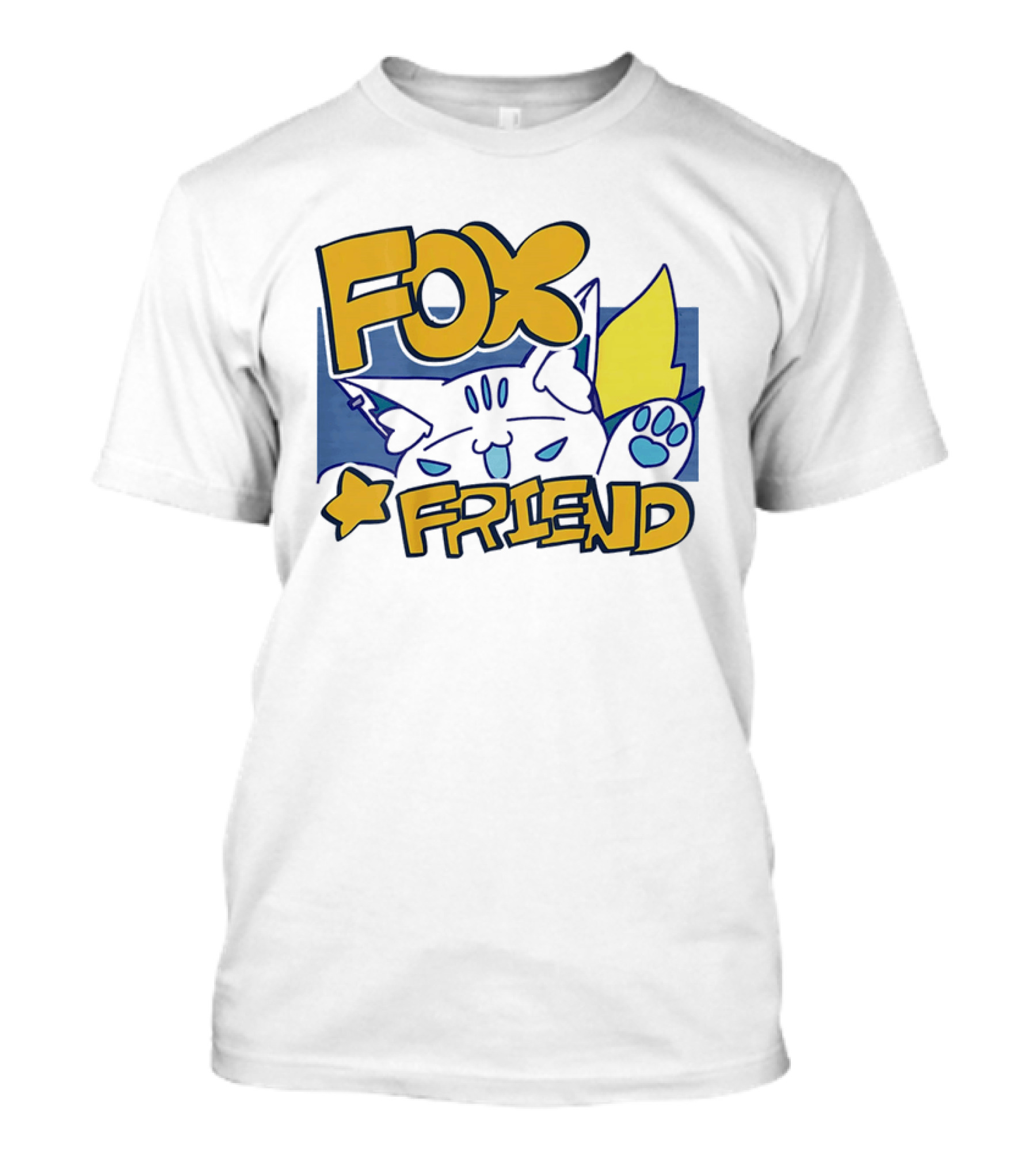 Shirakami Fubuki Fox Friend Anime Style Companion T-Shirt