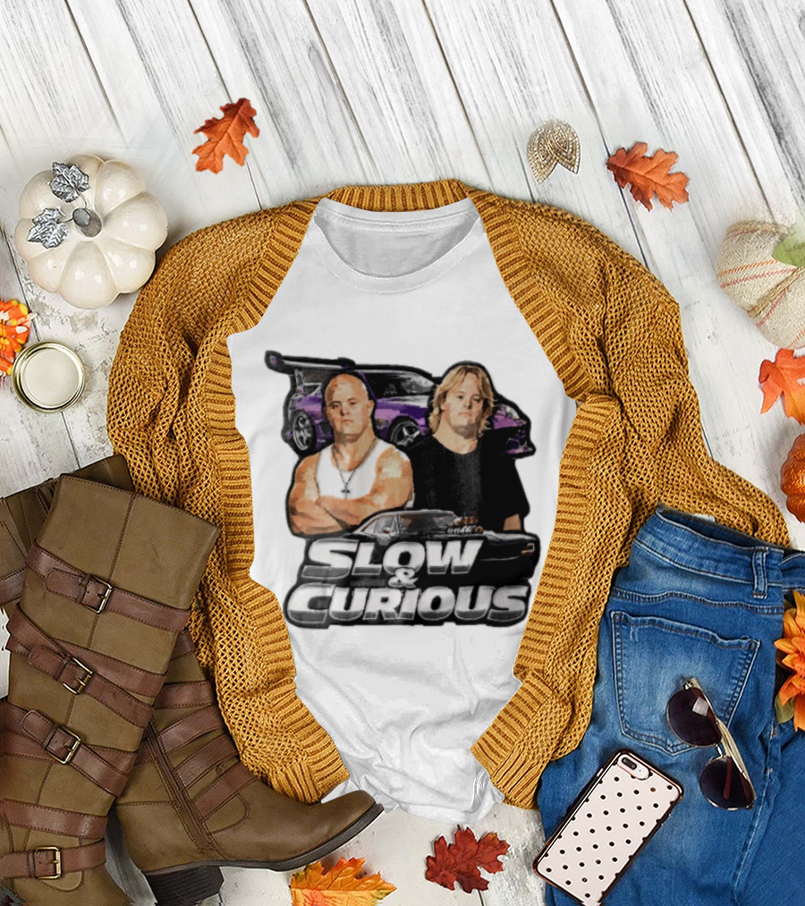 Slow & Curious Duo With Sports Cars And Menacing Muscle Cars T-Shirt