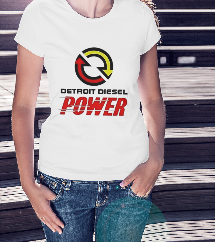 Detroit Diesel Heavy Duty Power Trucking Dynamic T-Shirt