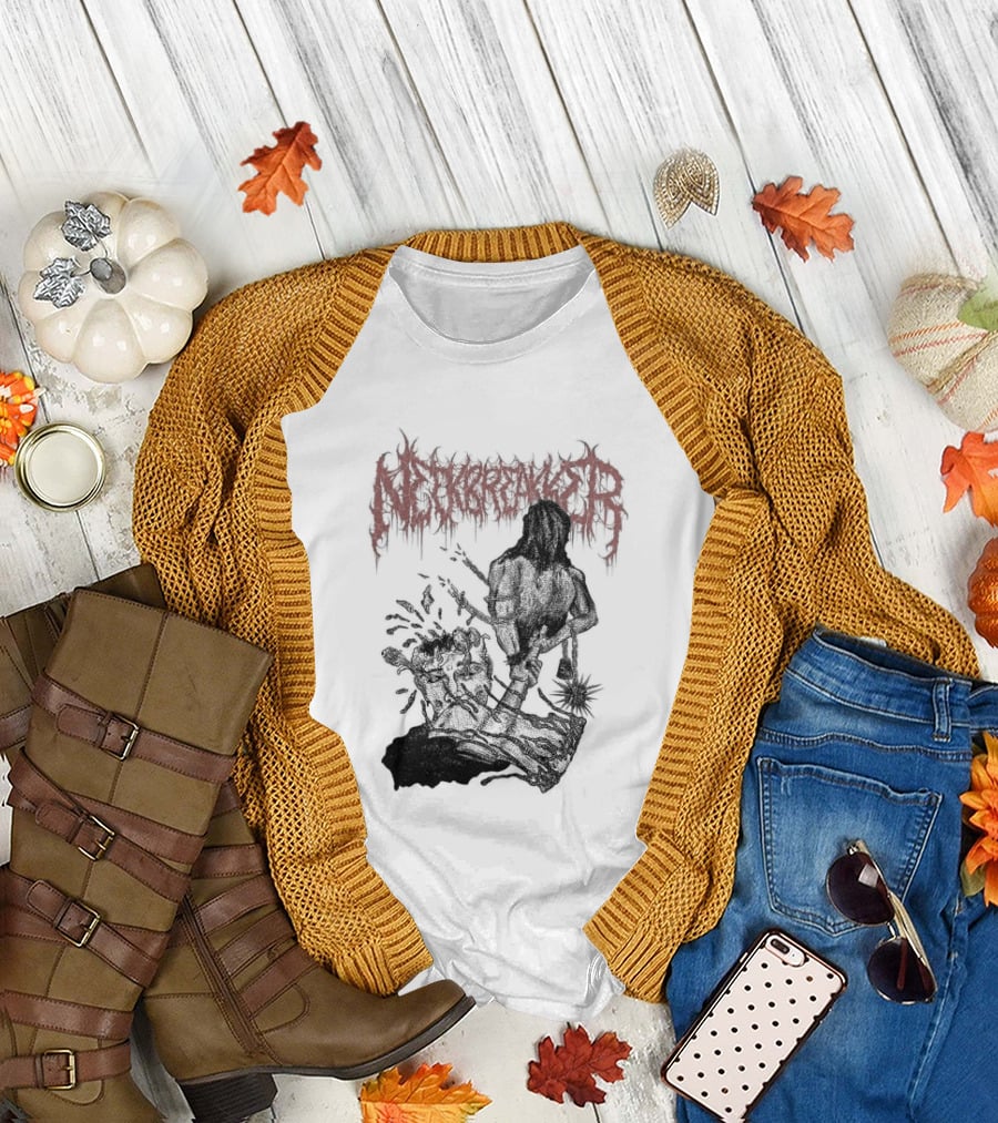 Neckbreakker Face Splitting Madness Longsleeve T-Shirt