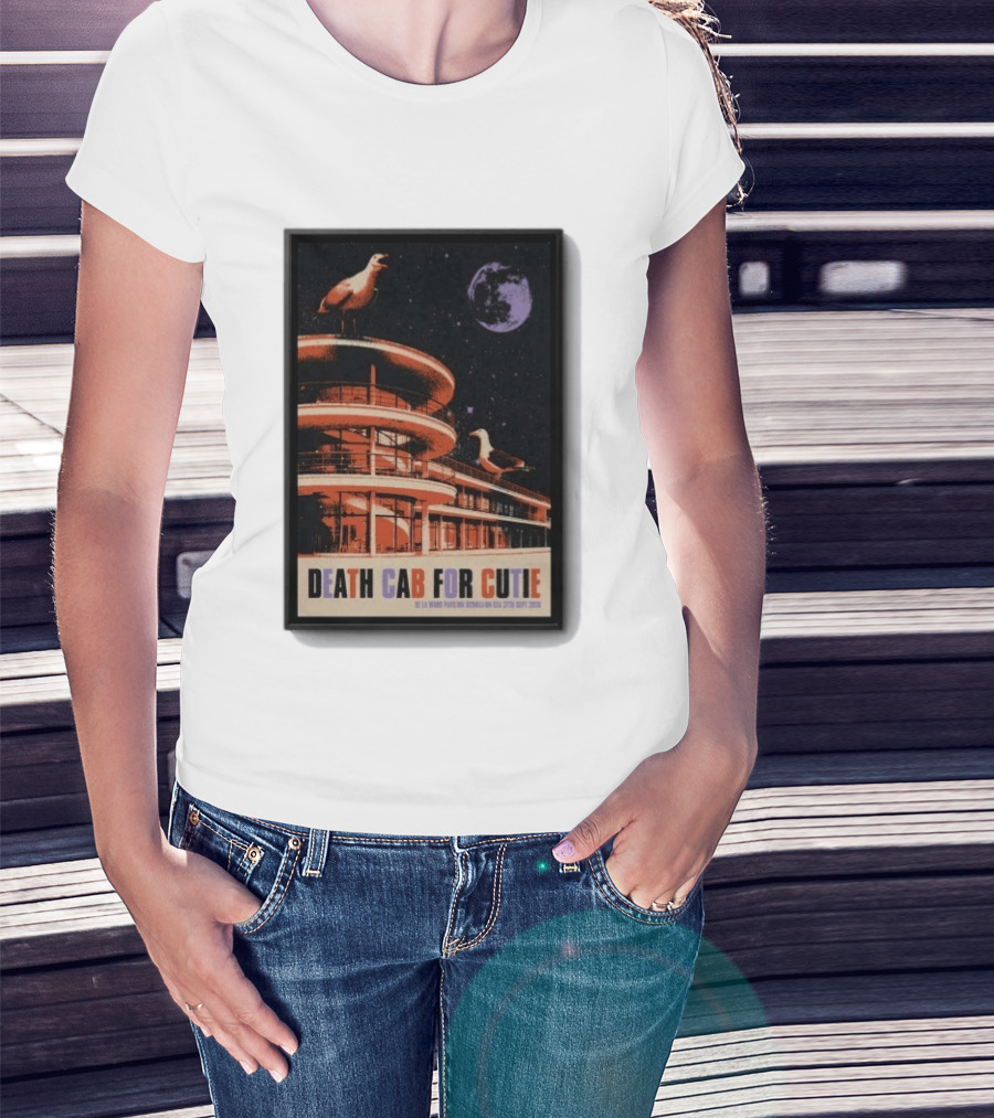 Death Cab For Cutie De La Warr Pavilion Bexhill UK September 2026 T-Shirt