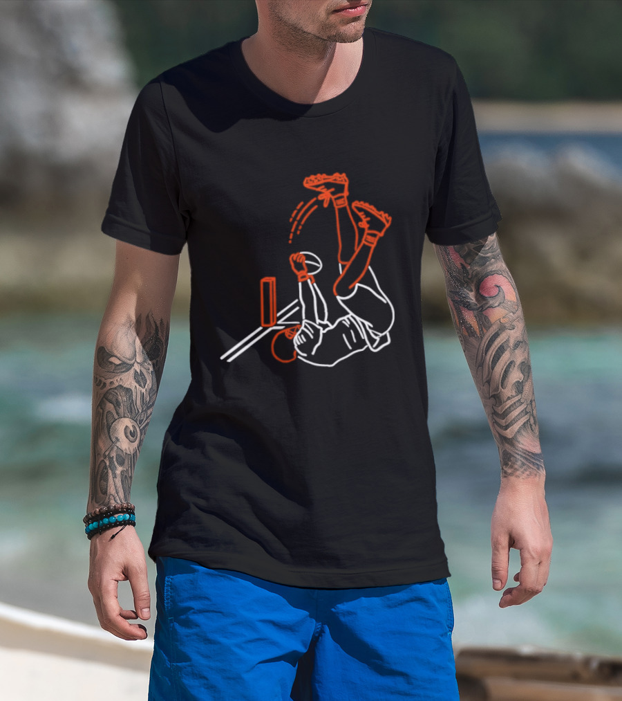 Cincinnati Bengals Head Under Heels Catch Higgins T-Shirt