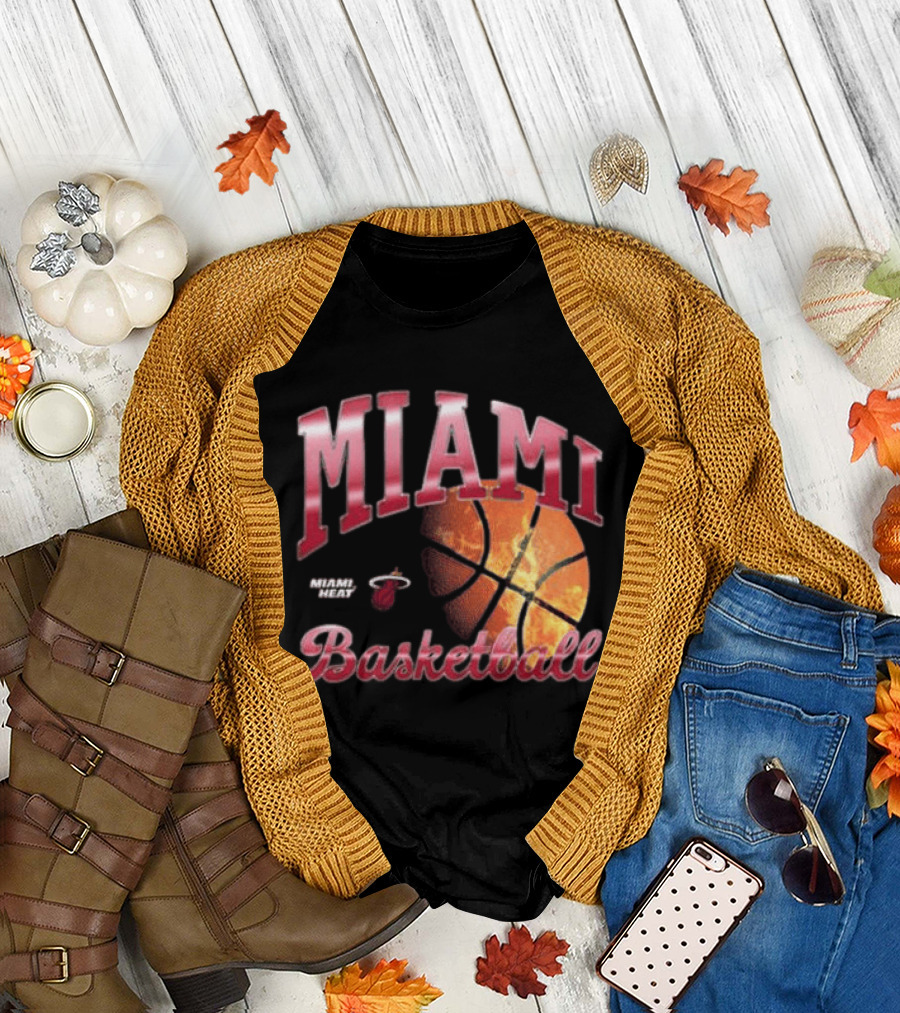 Miami Heat Basketball Court Culture X Hype & Vice Tank T-Shirt