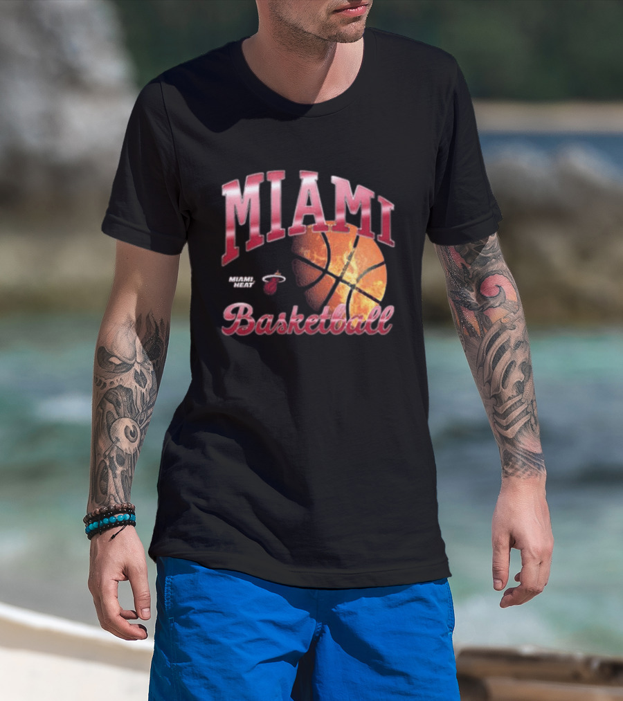 Miami Heat Basketball Court Culture X Hype & Vice Tank T-Shirt