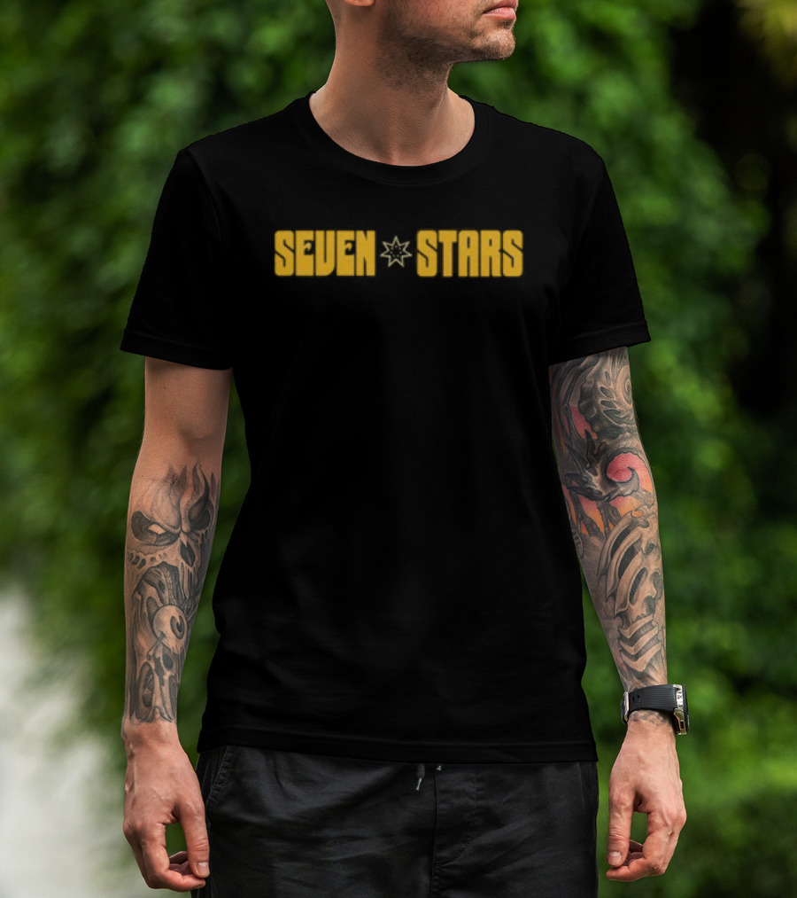 Seven Stars Piggyback Bears We Shine Brighter Together T-Shirt