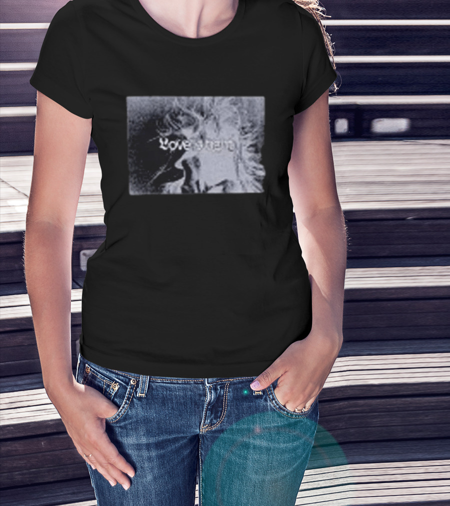Shapel Lacey Love Is Hard Faded T-Shirt