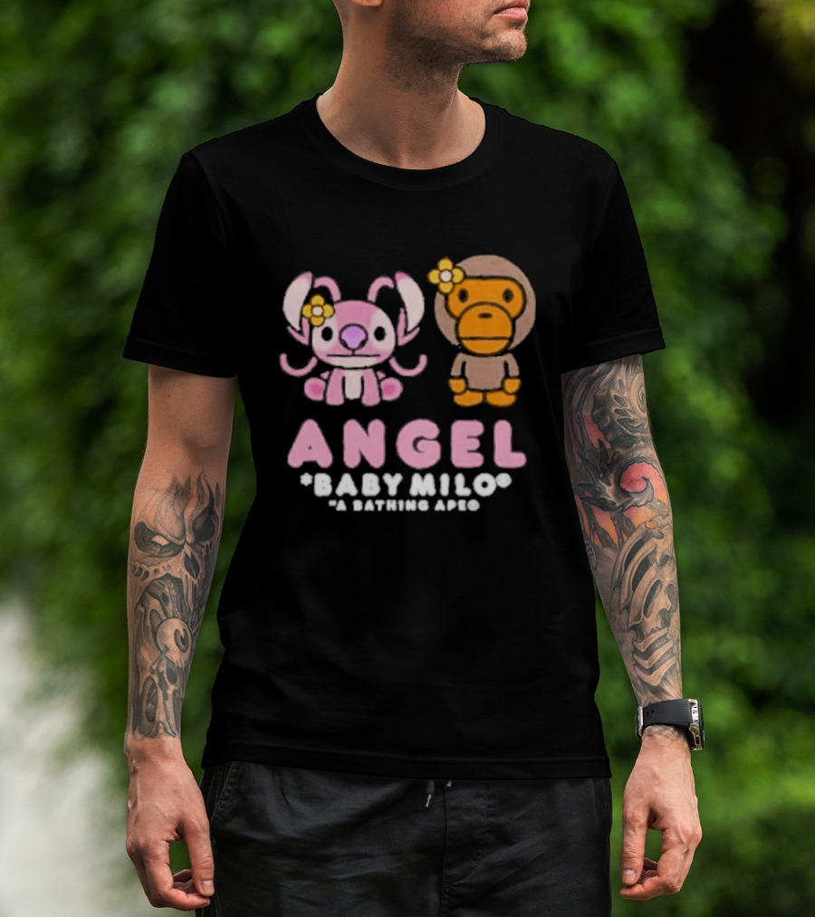 Angel Baby Milo A Bathing Ape Bape X Disney 2026 T-Shirt