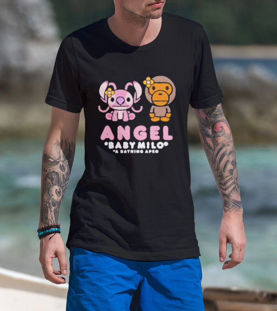 Angel Baby Milo A Bathing Ape Bape X Disney 2026 T-Shirt