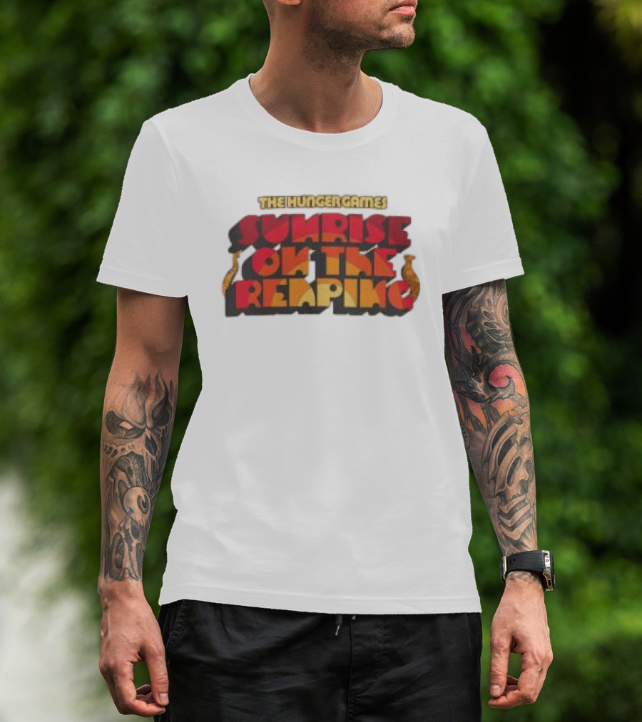 The Hunger Games Sunrise On The Reaping Lionsgate Shop White T-Shirt