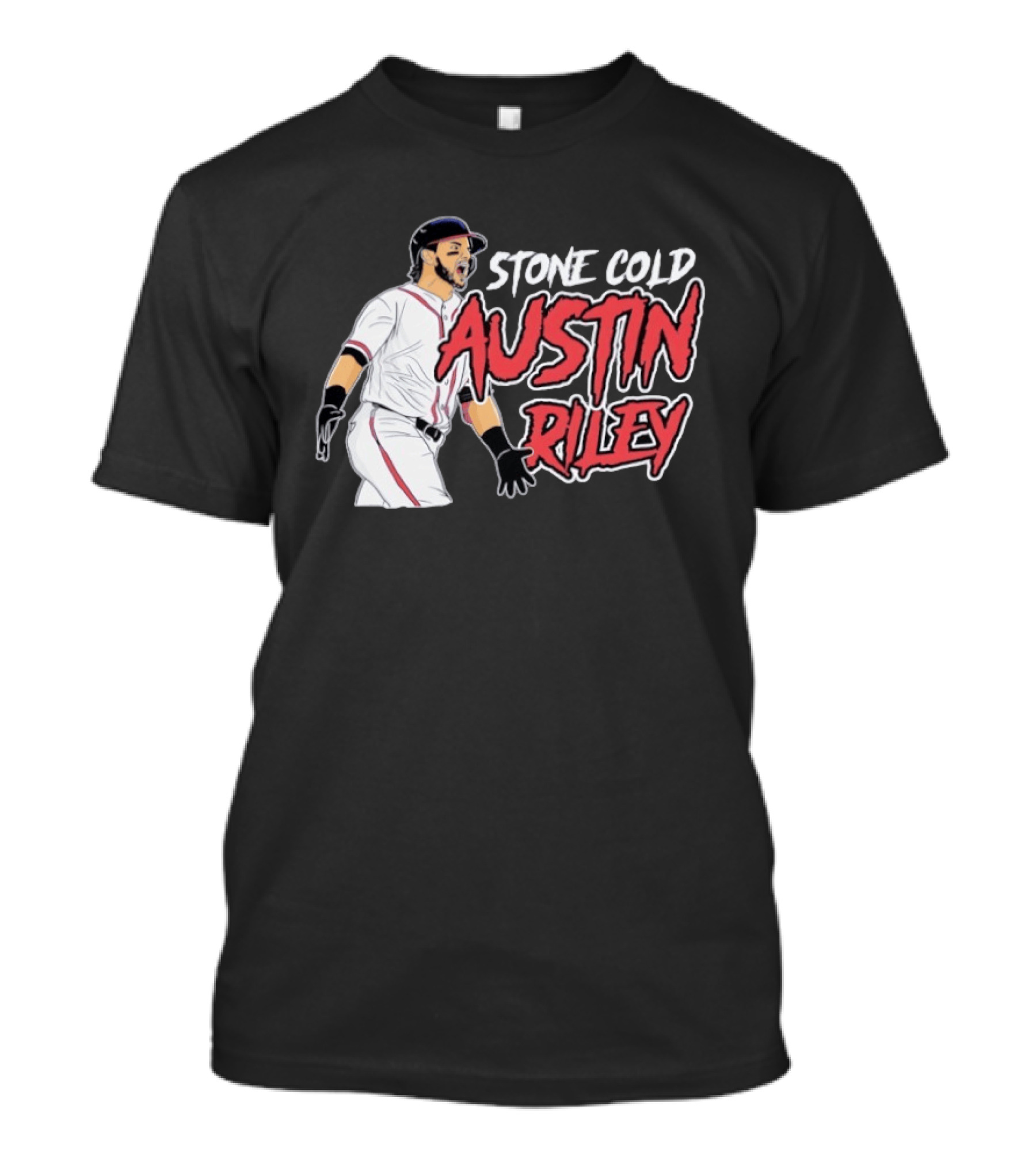 Stone Cold Austin Riley Atlanta Braves Baseball T-Shirt