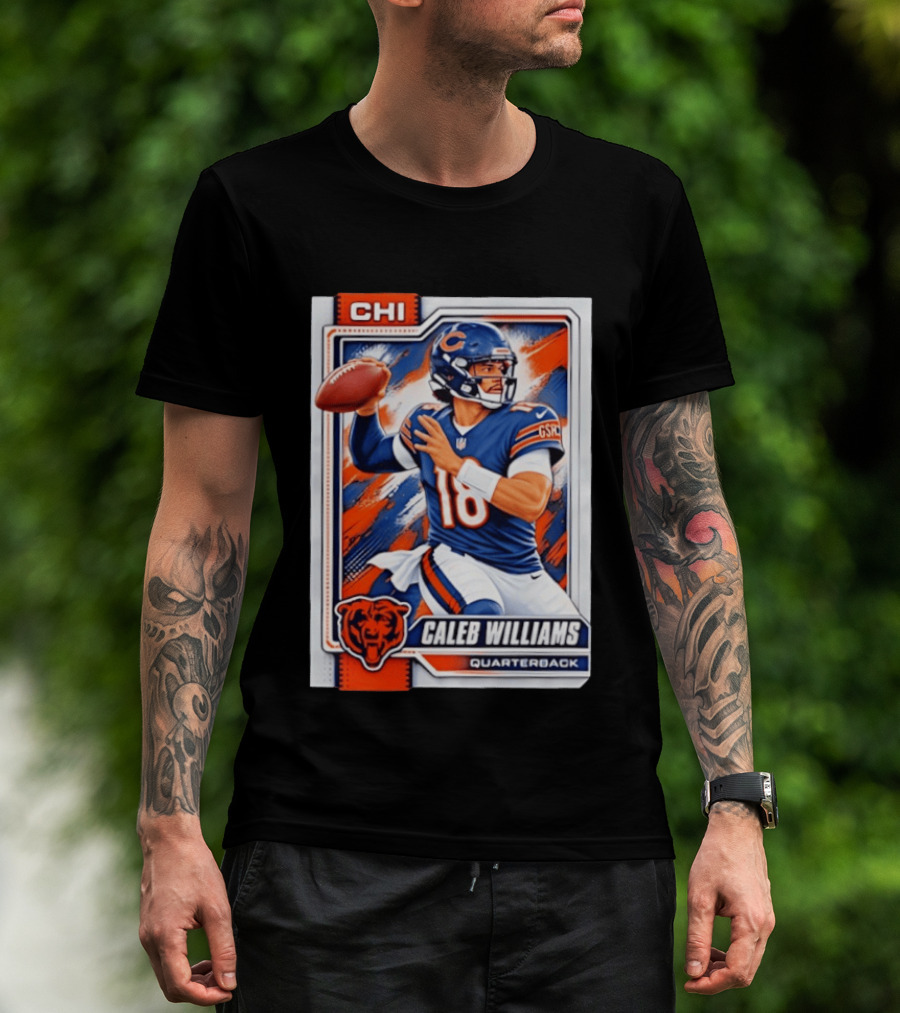 Caleb Williams Chicago Bears Quarterback CHI Football Fan T-Shirt