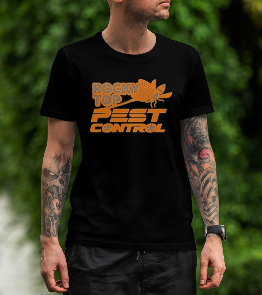 Rocky Top Pest Control Tennessee Defeated Georgia Tech Football T-Shirt