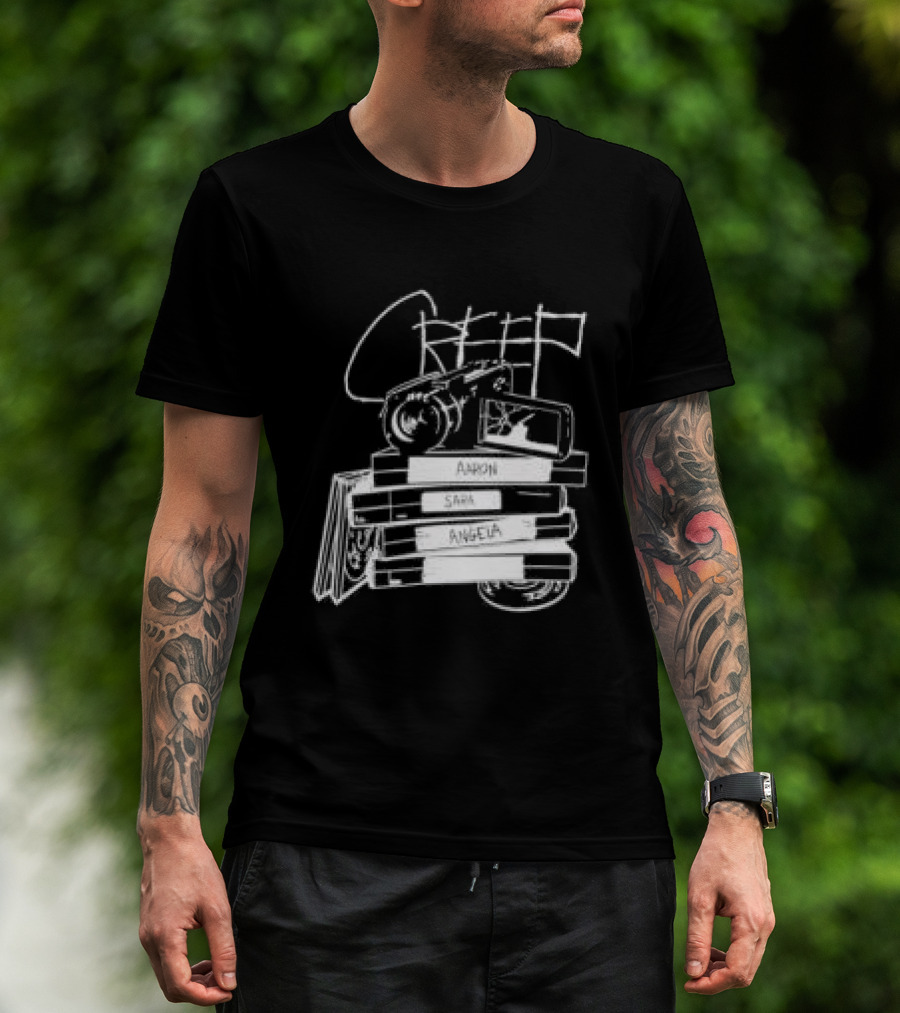 Creep Tapes Store Vintage Boombox Cassette Retro Music T-Shirt