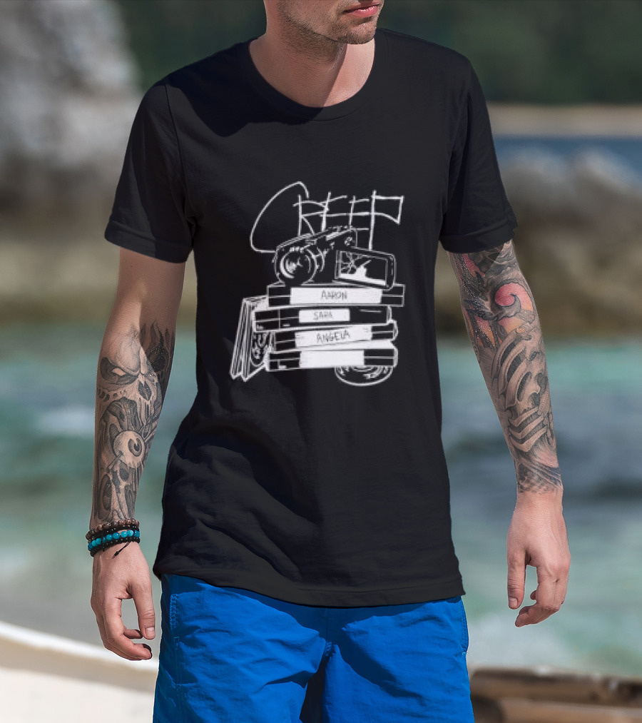 Creep Tapes Store Vintage Boombox Cassette Retro Music T-Shirt