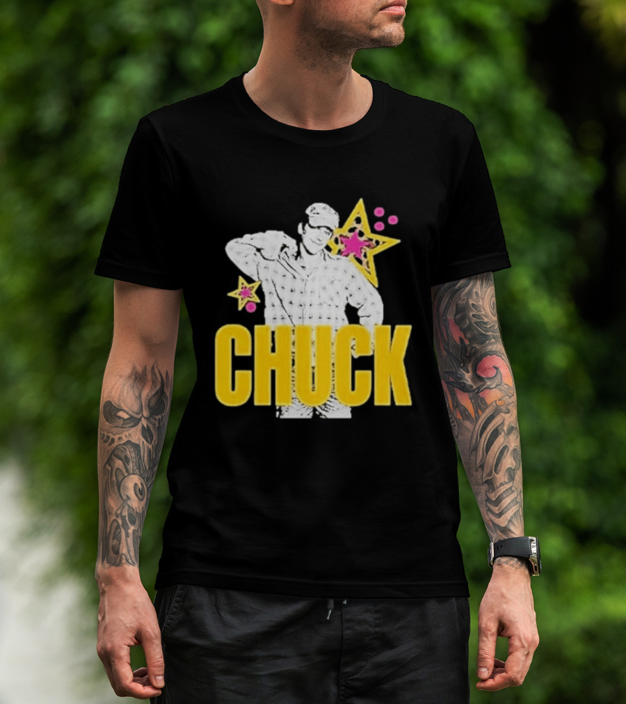 CHUCK Original Role Model Timely Hourglass Stars And Plaid T-Shirt
