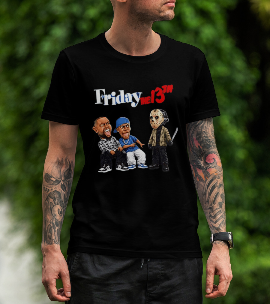 Friday The 13th Character Mashup Halloween 2026 Damnnnn Meme T-Shirt