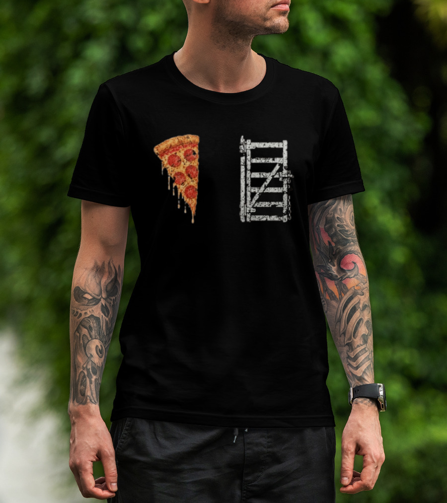 Pizza Slice And Gate Combo T-Shirt