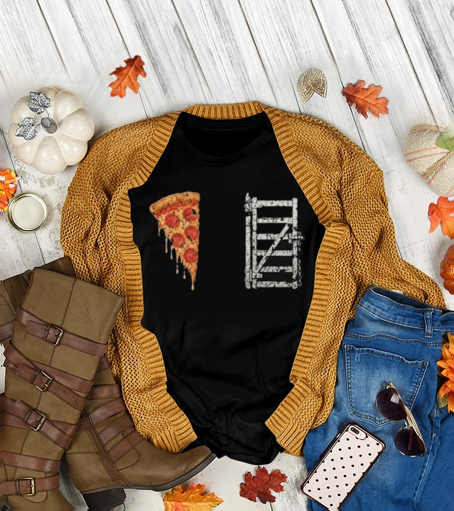 Pizza Slice And Gate Combo T-Shirt