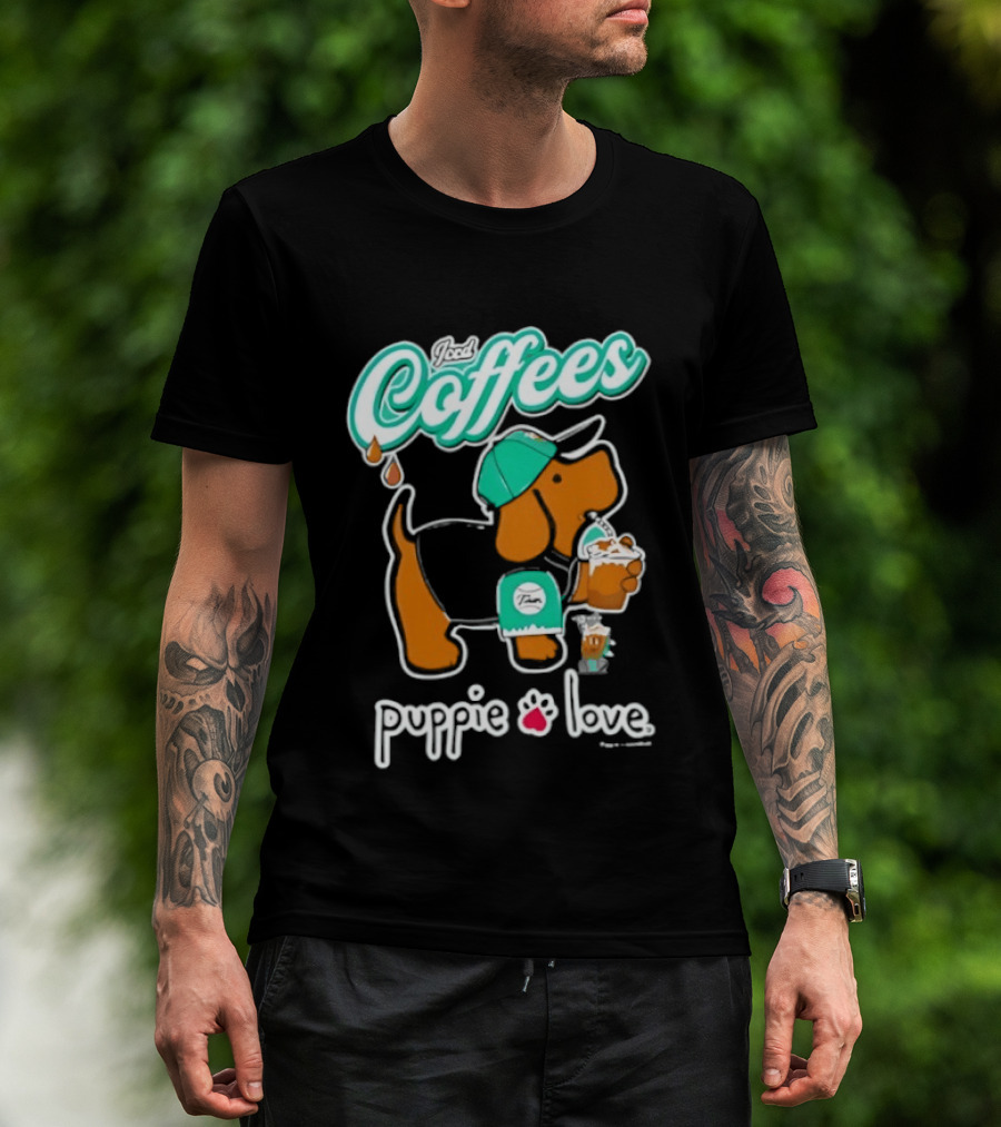 Puppie Love Iced Coffees Pup Kelly T-Shirt